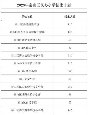 2023泰安小学报名流程？泰安市教育招生