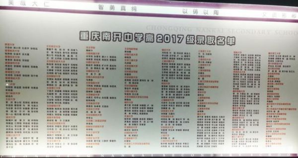 重庆南开初中入读条件？南开区教育招生