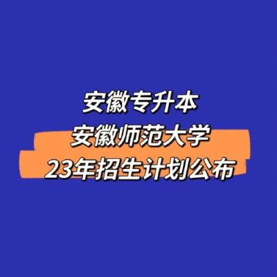 安徽省2023年定向师范生分配计划？安徽教育招生考试通知