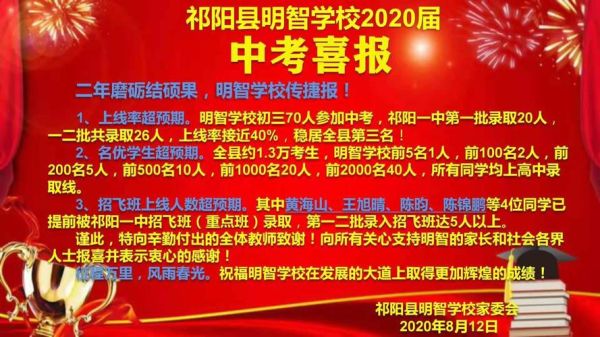 祁阳郡祁学校高中部今年什么时侯开始招生？湖南祁阳教育招生网