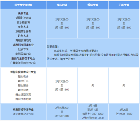 2021年北电中戏什么时候考试？本科网络教育远程招生时间