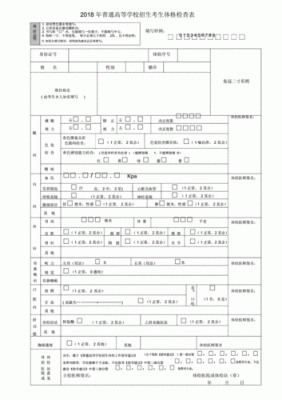 高考身体检查结果怎么查？网络教育招生体检表