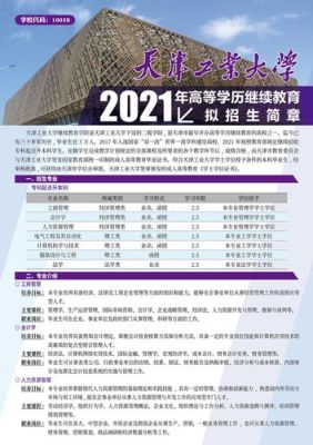 2021成考录取查询天津？天津成人教育招生简章