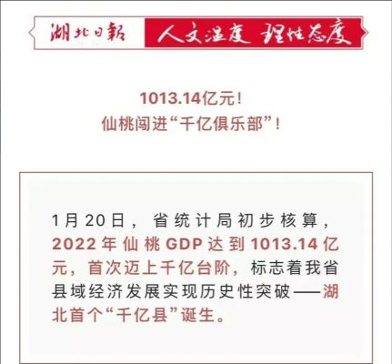 仙桃成为湖北首个千亿县意味什么？（2022仙桃教育局招生网）