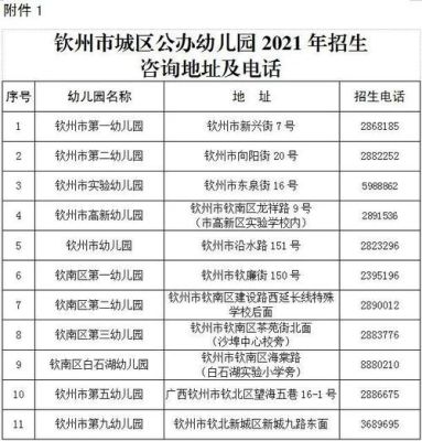 钦州市幼儿园学费标准2020？（钦州教育局幼儿园招生）