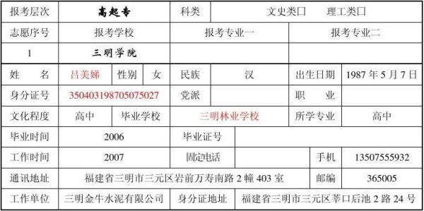 函授申请书怎么写？（函授教育招生申请表怎么填）