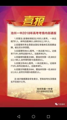 池州一中录取通知书什么时候发？（池州教育局招生办主任电话）