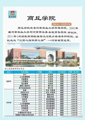 商丘学院是哪个教育集团投资的？（商丘学院继续教育学院招生）