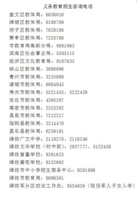 潍坊市九年义务教育怎么分的？（潍坊九年义务教育学校招生）