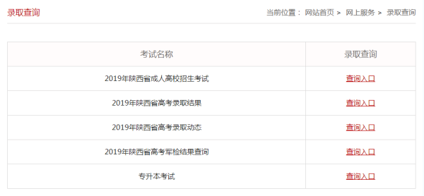 今年陕西一批什么时间查录取结果？（陕西省招生教育考试网官网）