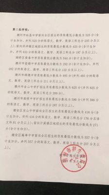 潮州磷溪中学2021年录取分数线？（潮安教育招生政策）