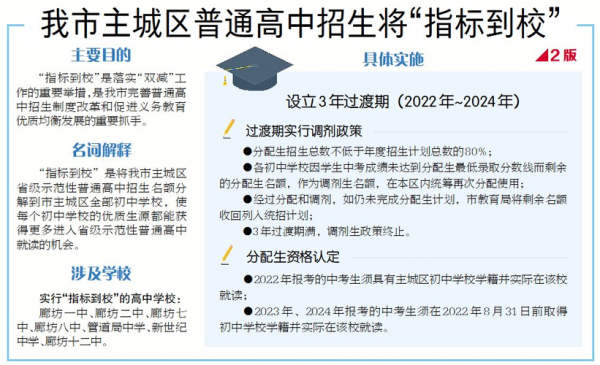 中心城区可以报考新城区的高中吗？（教育新城招生政策）