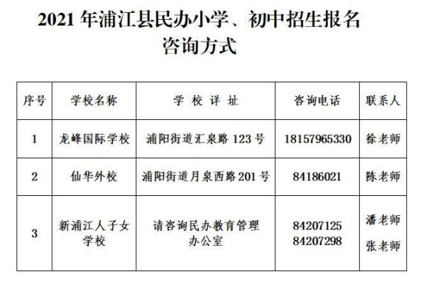 浦江小学插班入学条件？（浦江教育局招生）