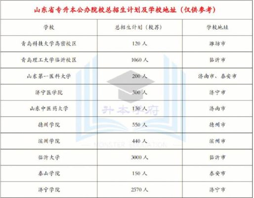 山东省可以专升本学校有哪些？（山东教育招生考试专升本）