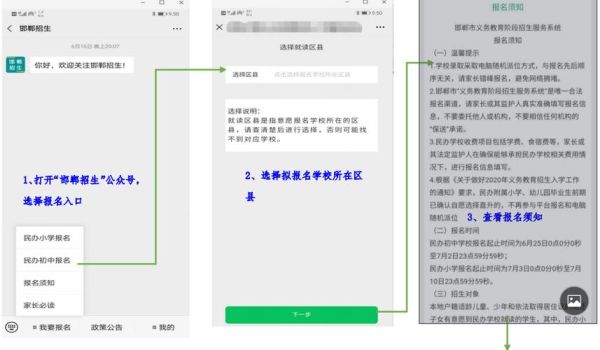 邯郸小升初摇号具体流程？（邯郸招生教育直播网）