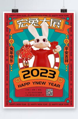 为什么兔年限定海报不一样？（教育机构兔年招生海报）