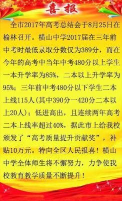 横山区2023年高考有多少学生？（横山教育招生网）