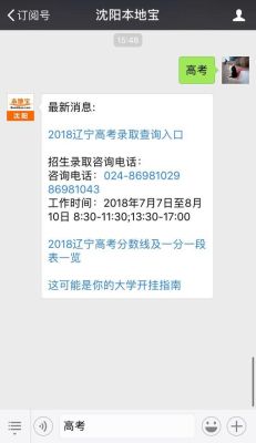 沈阳录取结果怎么查？（辽宁教育招生考试中心）