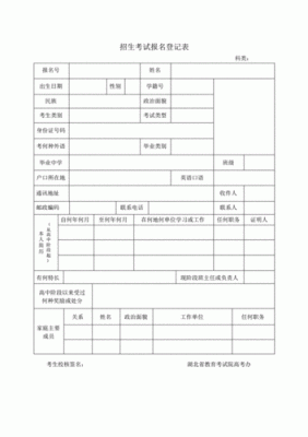 国考报名时，填写《报名登记表》和《报名推荐表》需要注意什么？（教育招生报名登记 表）
