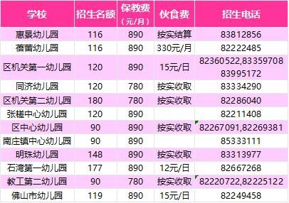 禅城区2023公立幼儿园怎样报名？（2023佛山禅城教育招生）