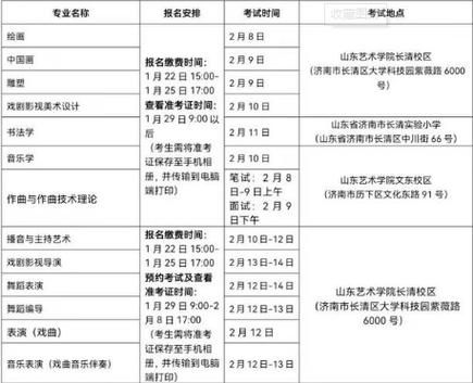 山东表演生可报的大学？（山东教育招生考试艺术）